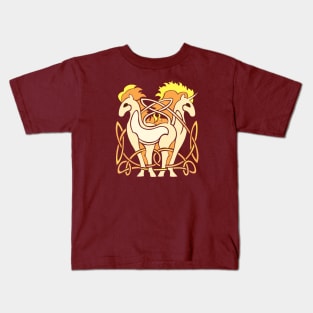 Celtic Fire Horses Kids T-Shirt